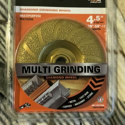 4.5” Rigid Diamond Grinding Wheel 