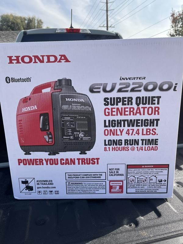 Honda EU2200i Super Quiet Generator Inverter