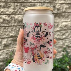 Mickey And Friends Glass Cup