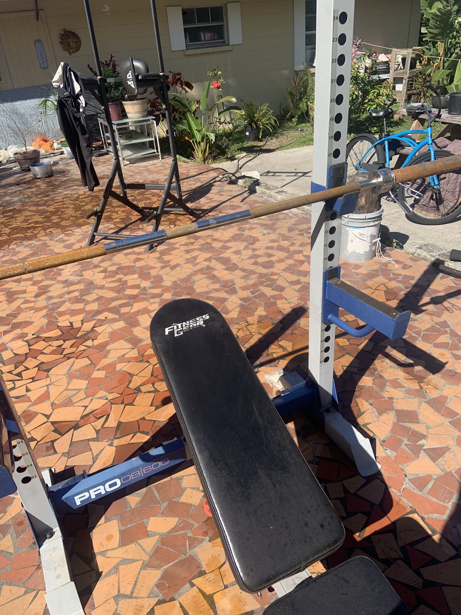 Weight Lifting Bench And Rack