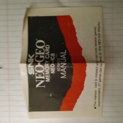 Neo Geo Arcade Memory Drive 