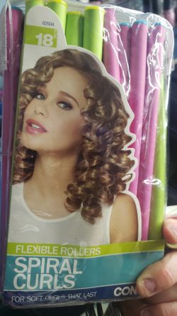 Flexible Rollers Spiral Curls