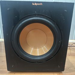 KLIPSCH R-10SW POWERED SUBWOOFER. 10” WOOFER ( NO GRILL COVER)