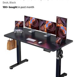 ErGear Electric Standing Desk 63” x 28” – Adjustable Sit/Stand Desk w/ Memory (Black) 
