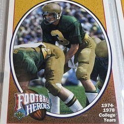 1991 Upper Deck Football Heroes #1 Joe Montana San Francisco 49ers HOF 