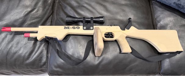 M-60 Wooden Rubber Band shooter