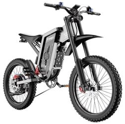Freego X2 Electric Motorcycle for Adults, Electric Dirt Bike 6000W Motor 60V 30Ah Removable Battery, Max 50Mph, 19" x2" Tire Full Suspension/Hydraulic