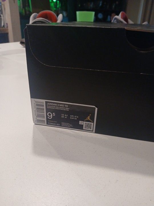 Jordan 3 Football Cleats(9.5 Men)