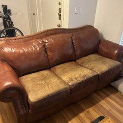 Old Leather Couch