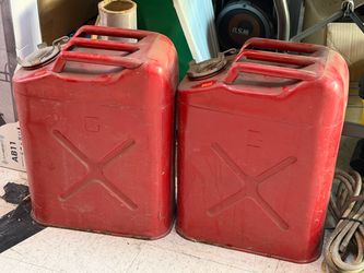 Red Metal Jerry gas Cans – SOLD SEPARATELY VINTAGE