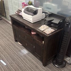 Wood Premium Console Media Table