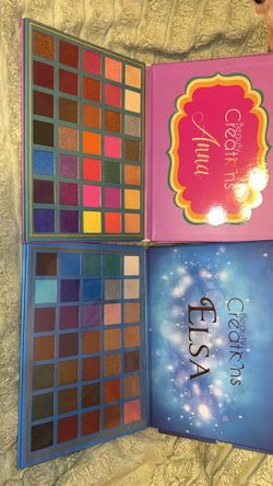 Anna and Elsa eyeshadow pallets Anna and Elsa eyeshadow pallets