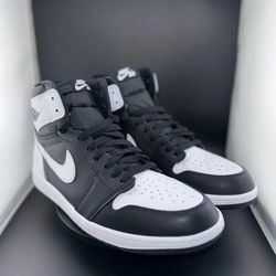 *NEW* Air Jordan 1 Retro High OG Black/White Size 10 *NO BOX*