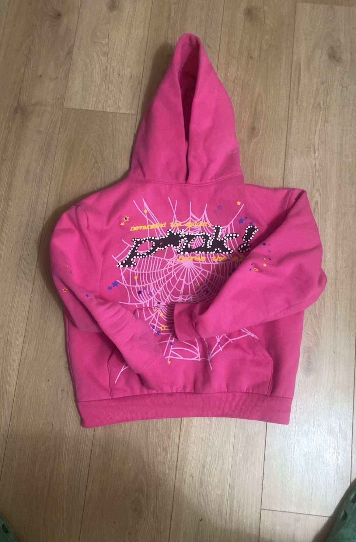 PINK spider Hoodie Brand New Size Small HMU