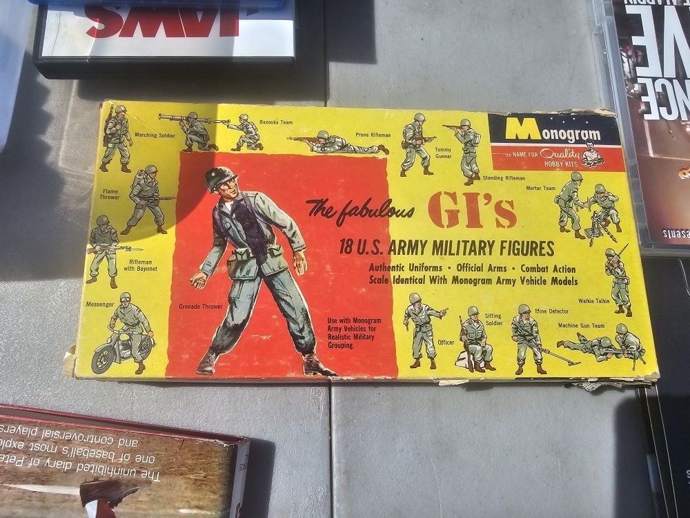 1958 Vintage Monogram "The Fabulous GI's" Plastikit
