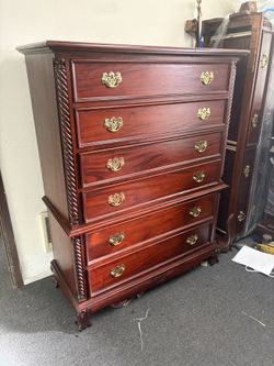 6 Drawer All Wood Dresser By America The Beautiful