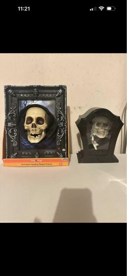 Animated Reaper and Animated talking skeleton
