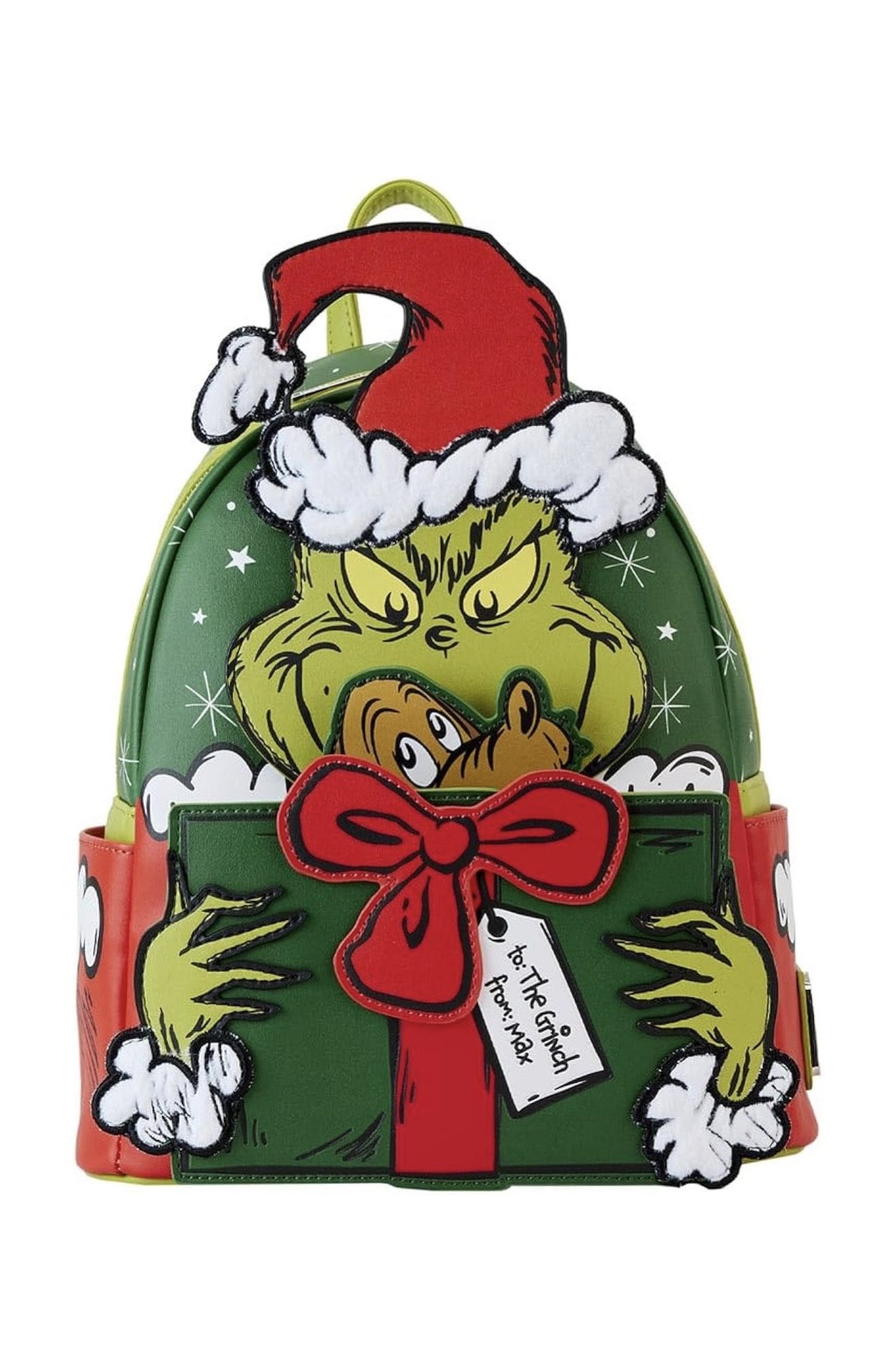 Loungefly Dr. Seuss' How the Grinch Stole Christmas! Santa Cosplay Mini Backpack