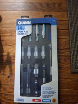Quinn 14 PC. Spark plug socket set