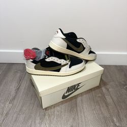 Travis Scott X Air Jordan 1 Lows "Black Olive 🫒 "  