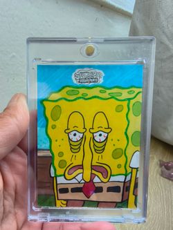 SpongeBob SquarePants Trading Card in Magnetic Case
