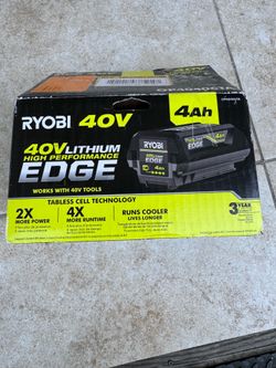 RYOBI 40V 4.0 Ah Lithium-Ion High Performance EDGE Battery