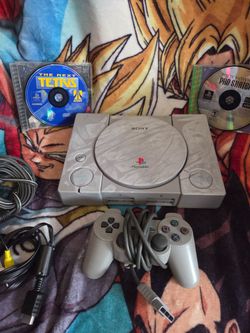 Sony Original Playstation 1 Console with 2 Games
