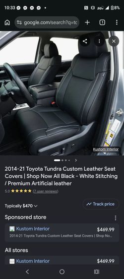 Toyota Tundra seat covers