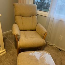Nursing Chair and Leg Rest