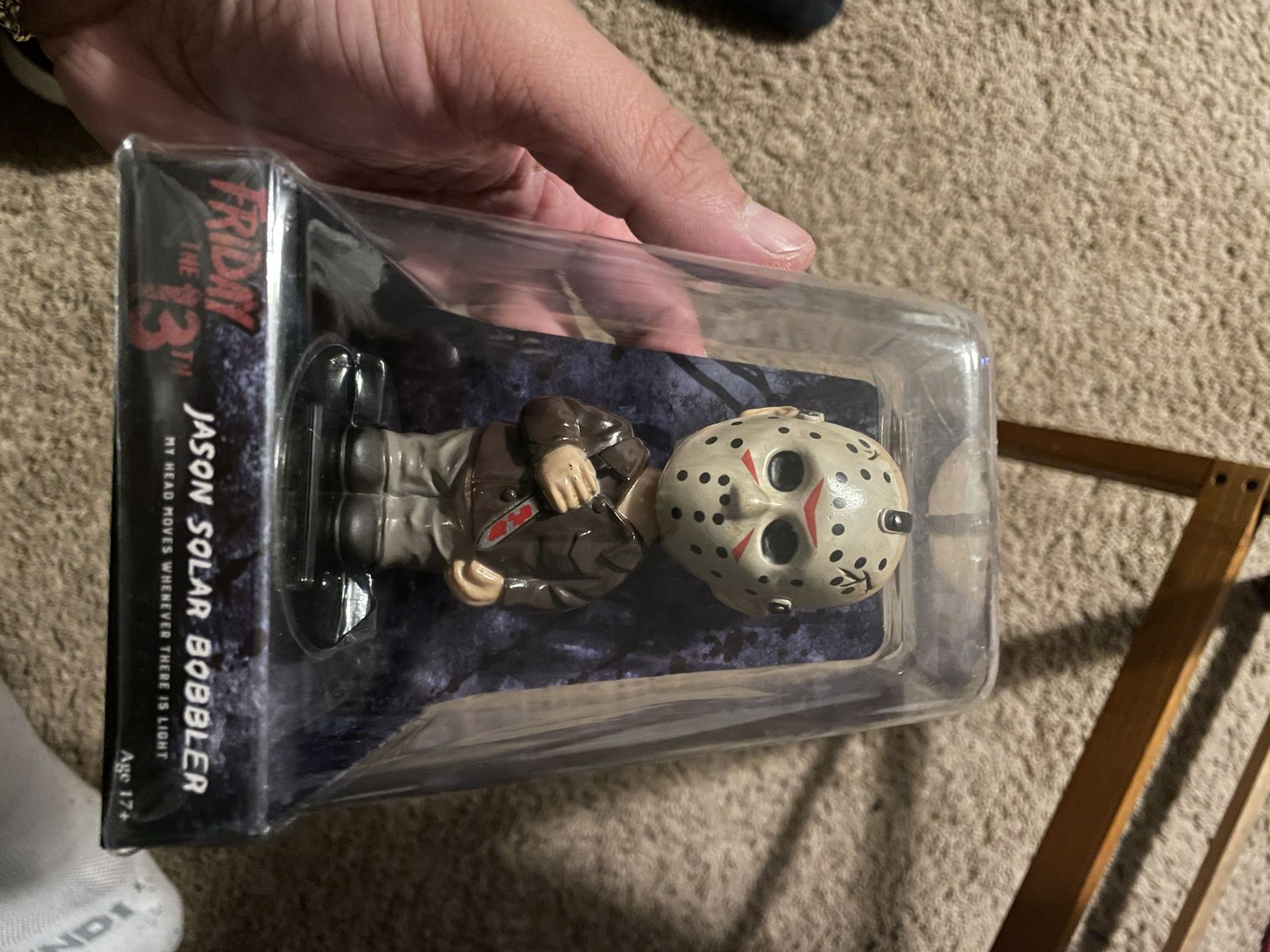 Friday The 13th Jason Solar Bobble head 