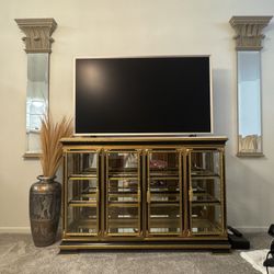 Granite Console With Shelving And Light Up