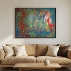 Abstract painting, canvas art, painting