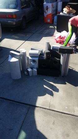 Surround system speakers and cars amplifier and cars Stereos car speakers