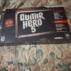 Play Station 3 Guitar W/ Game Included