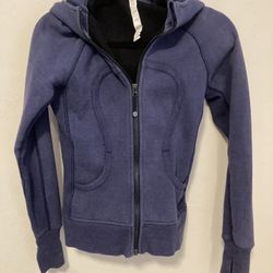 Lulu Lemon Scuba - Women’s Size 4 Zip Up Hoodie 