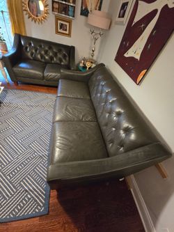 Leather couch