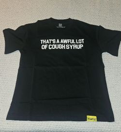Awful lot of cough syrup shirt size Small