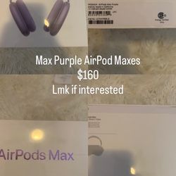 Purple AirPods Maxes