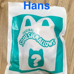 New In Package!! Hans-McDonald’s Squishmallows Hans  Happy Meal Toys