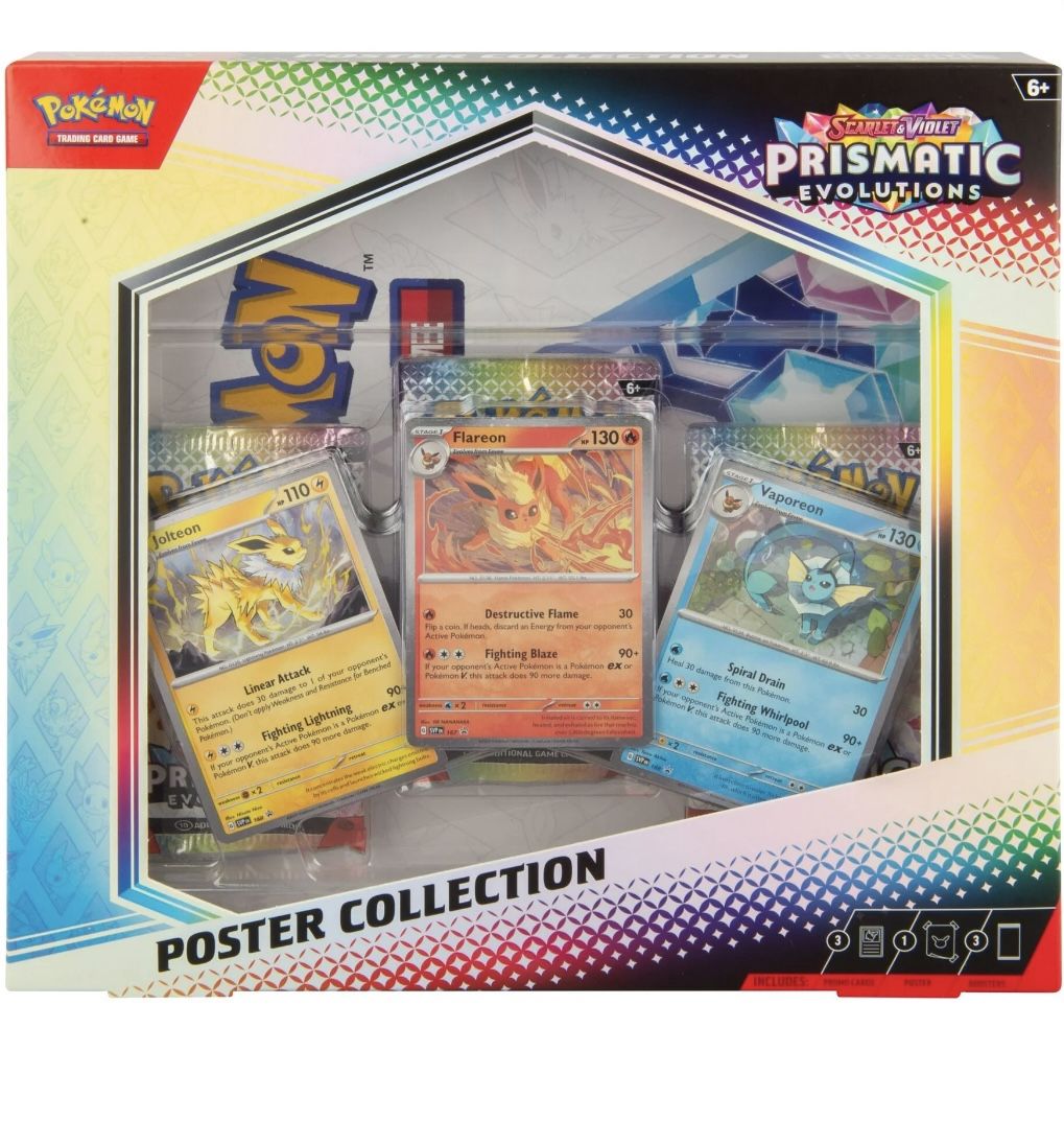 Pokemon Prismatic Evolutions Poster Collection