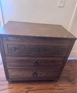 European oversized nightstand