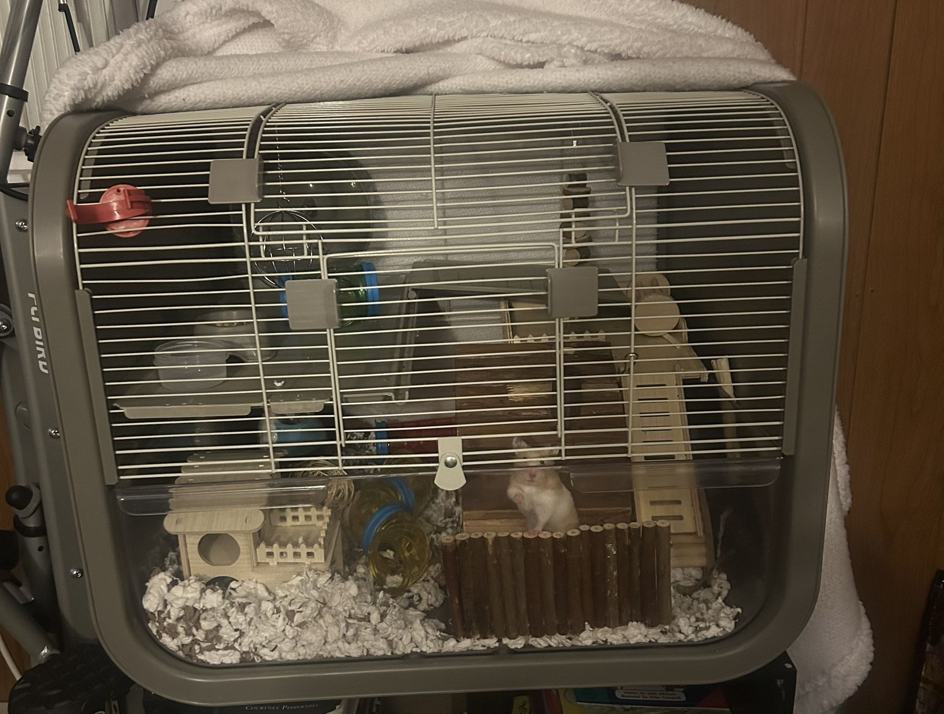 Cage With Some Supplies