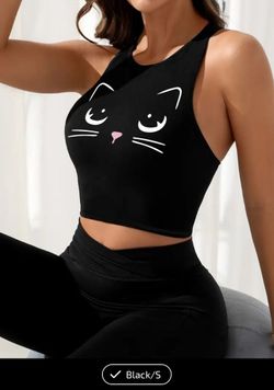 Black Cat Top Small