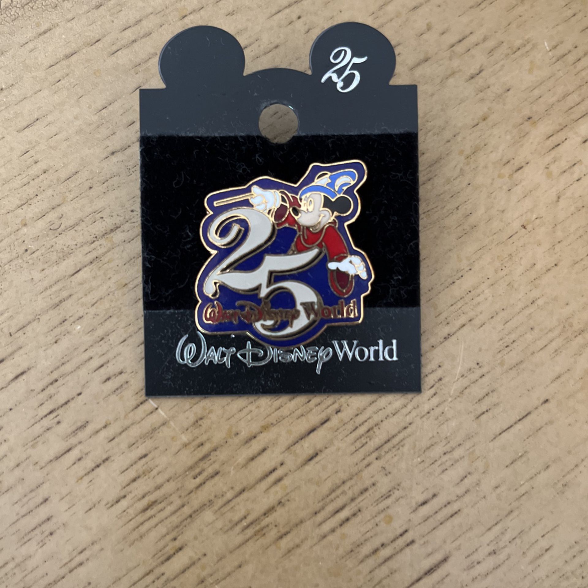 Walt Disney World 25th Anniversary Pin