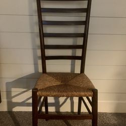 Vintage Chair In Ladder-back Style 