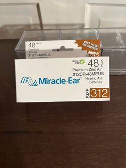 Miracle Ear Hearing Aid Batteries-Size 312CR