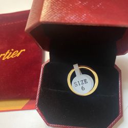 Ring size 6 with box and bag