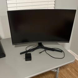 Samsung - 27” Odyssey Gaming CRG5 Series LED Curved 240Hz FHD Monitor with G-SYNC