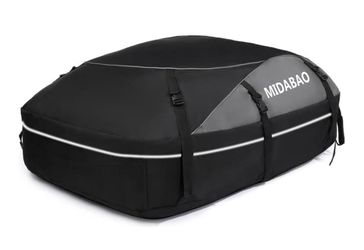 MIDABAO 20 Cubic Waterproof Duty Car Roof Top Carrier-Car Cargo Roof Bag Car Roof Top Carrier - Waterproof & Coated Zippers- includes Anti-Slip Mat- f