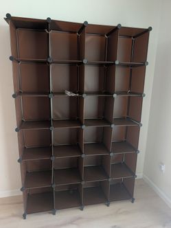 Modular Cube Storage Shelf Organizer